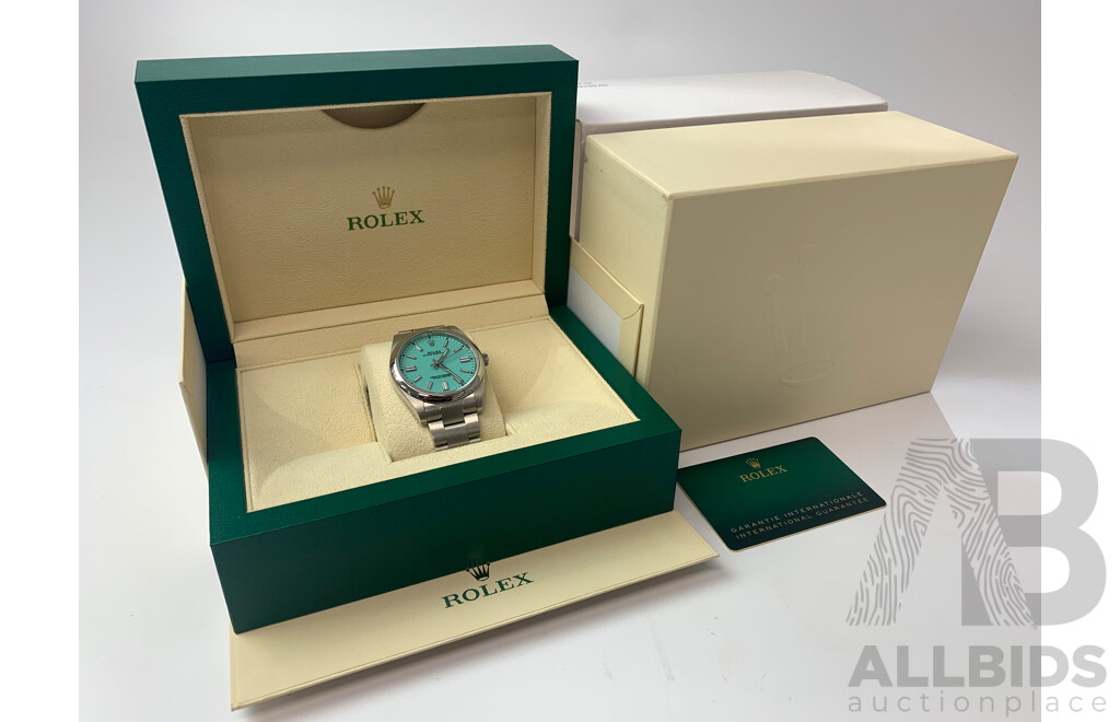 Rolex Oyster Perpetual 41mm Custom Tiffany Dial