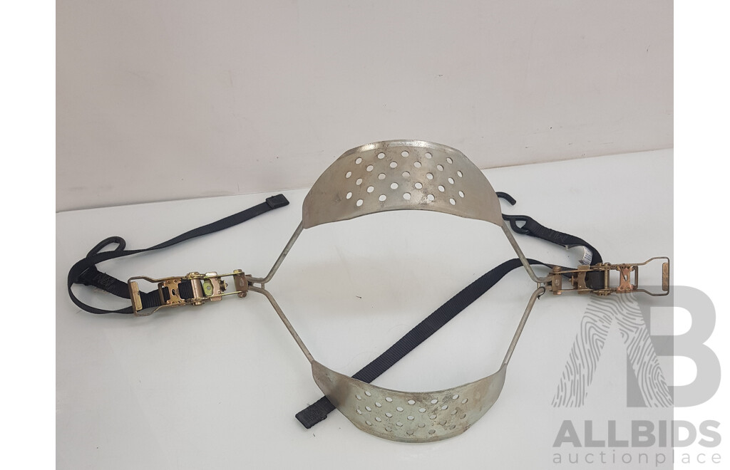 Ancra Motorcycle Wheel Clamp with Fasteners and Buckles - Lot of 3