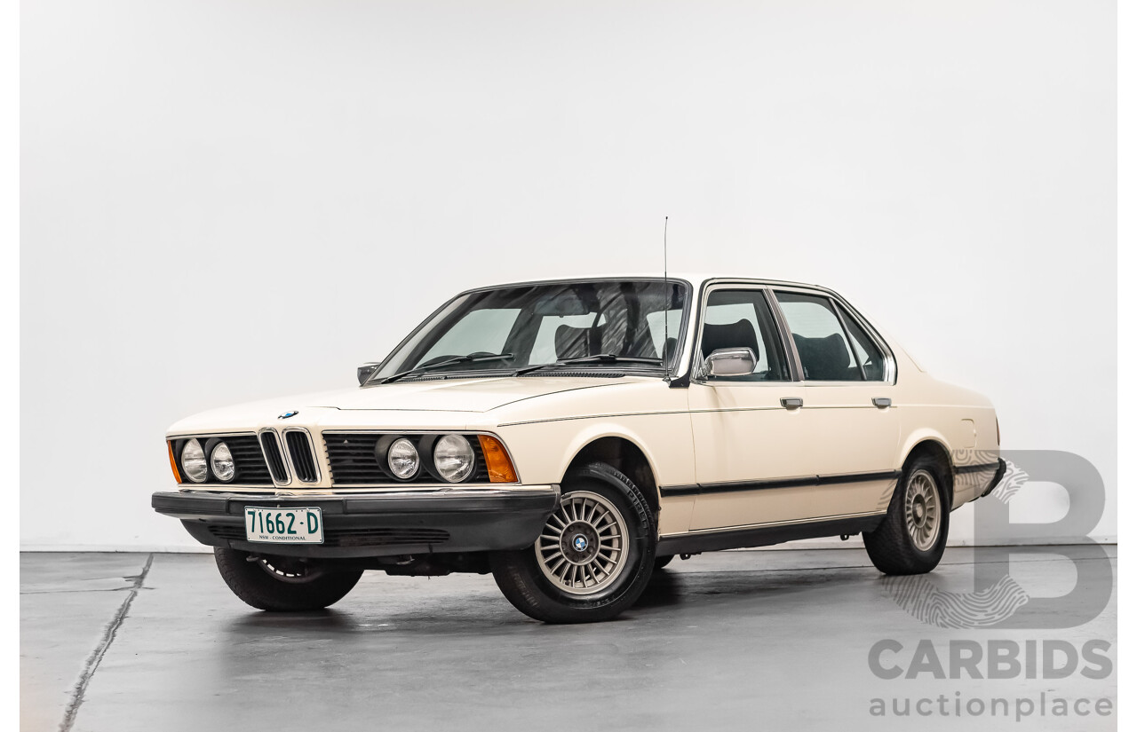 1/1980 BMW 733i E23 4d Sedan White 3.2L