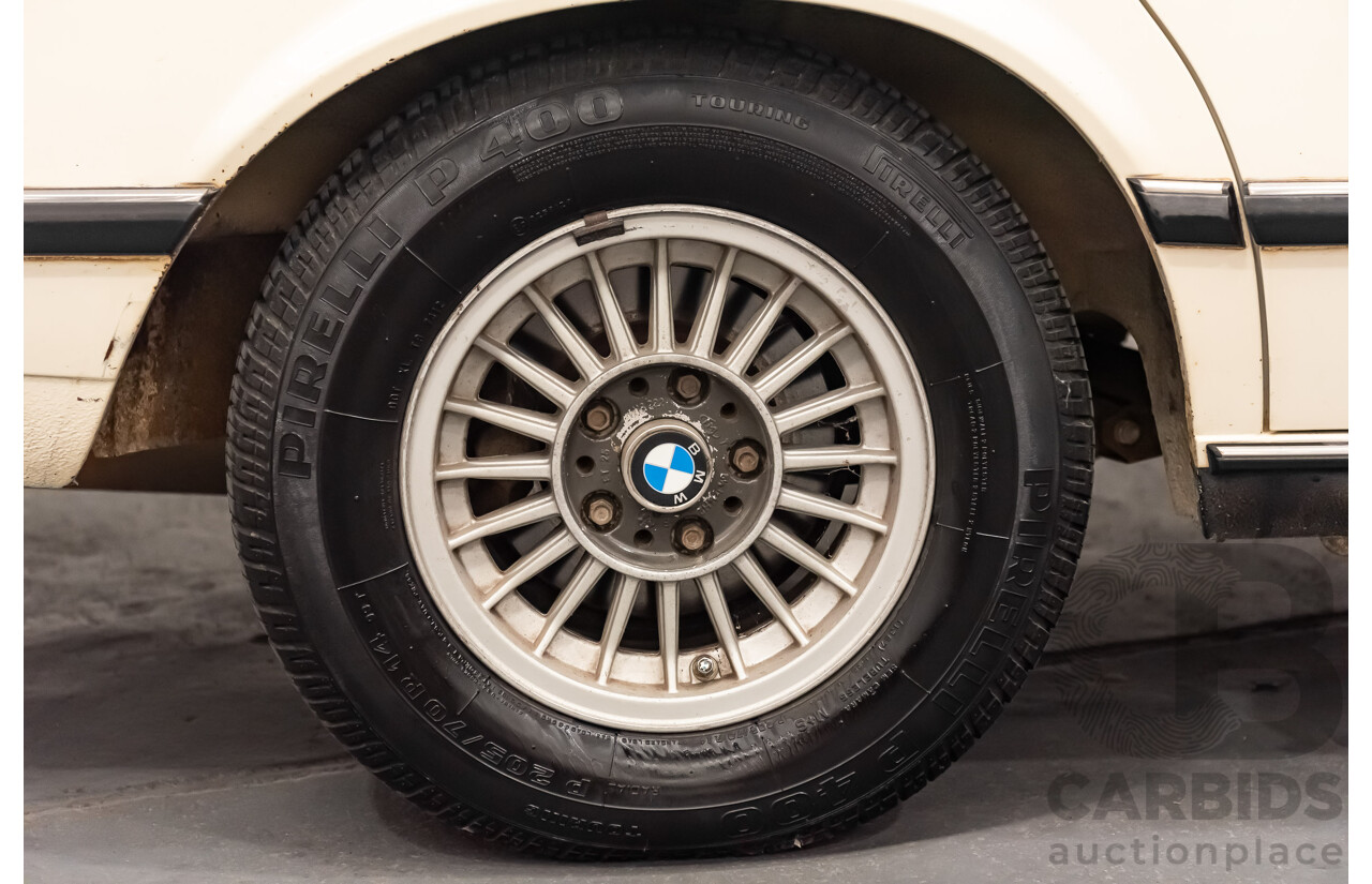 1/1980 BMW 733i E23 4d Sedan White 3.2L