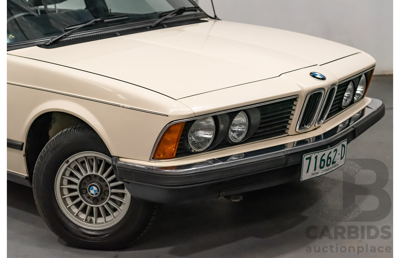 1/1980 BMW 733i E23 4d Sedan White 3.2L