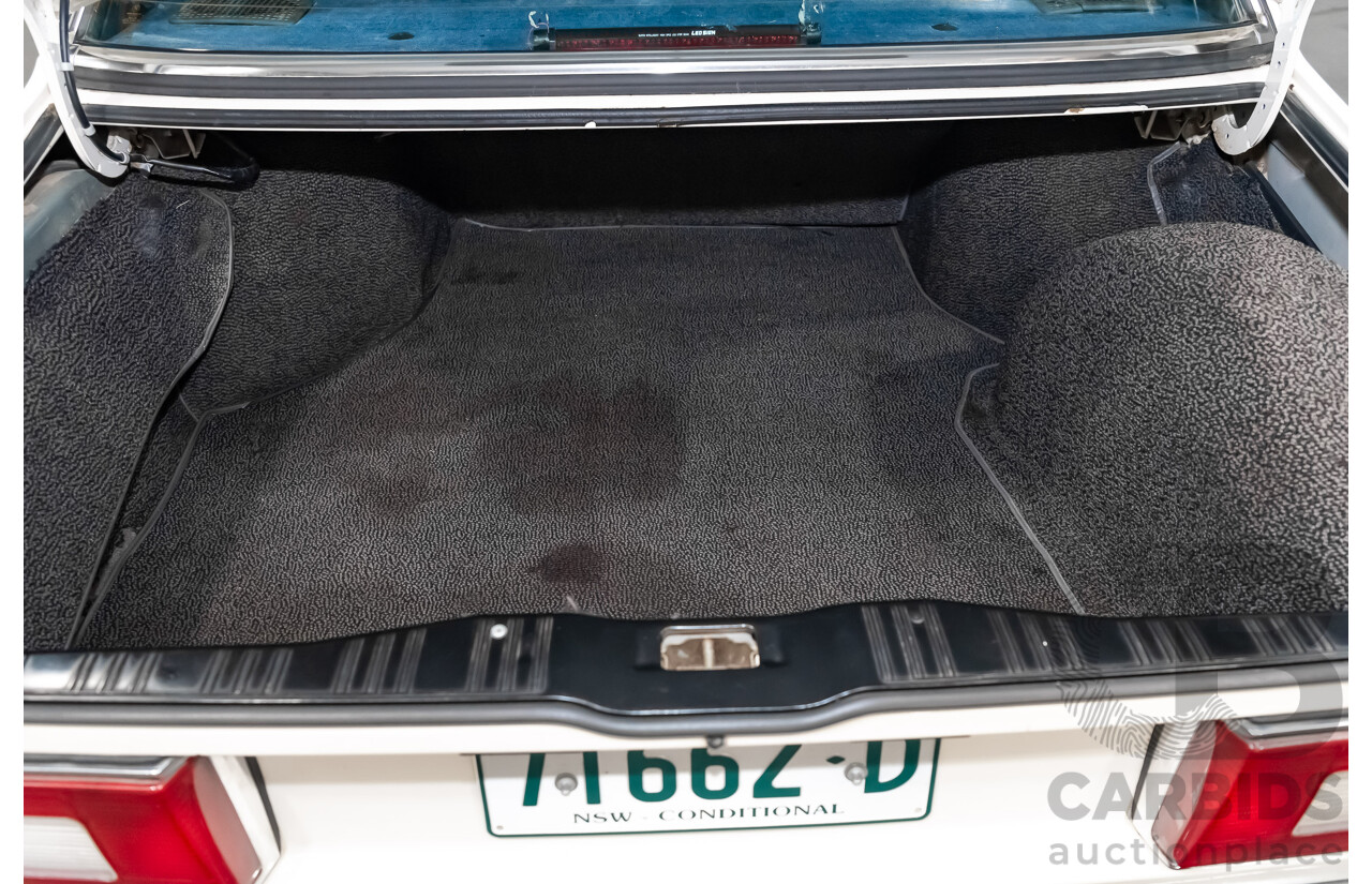 1/1980 BMW 733i E23 4d Sedan White 3.2L