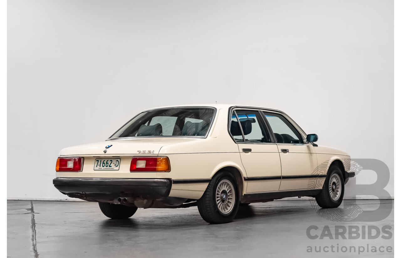 1/1980 BMW 733i E23 4d Sedan White 3.2L