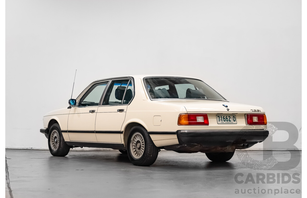 1/1980 BMW 733i E23 4d Sedan White 3.2L