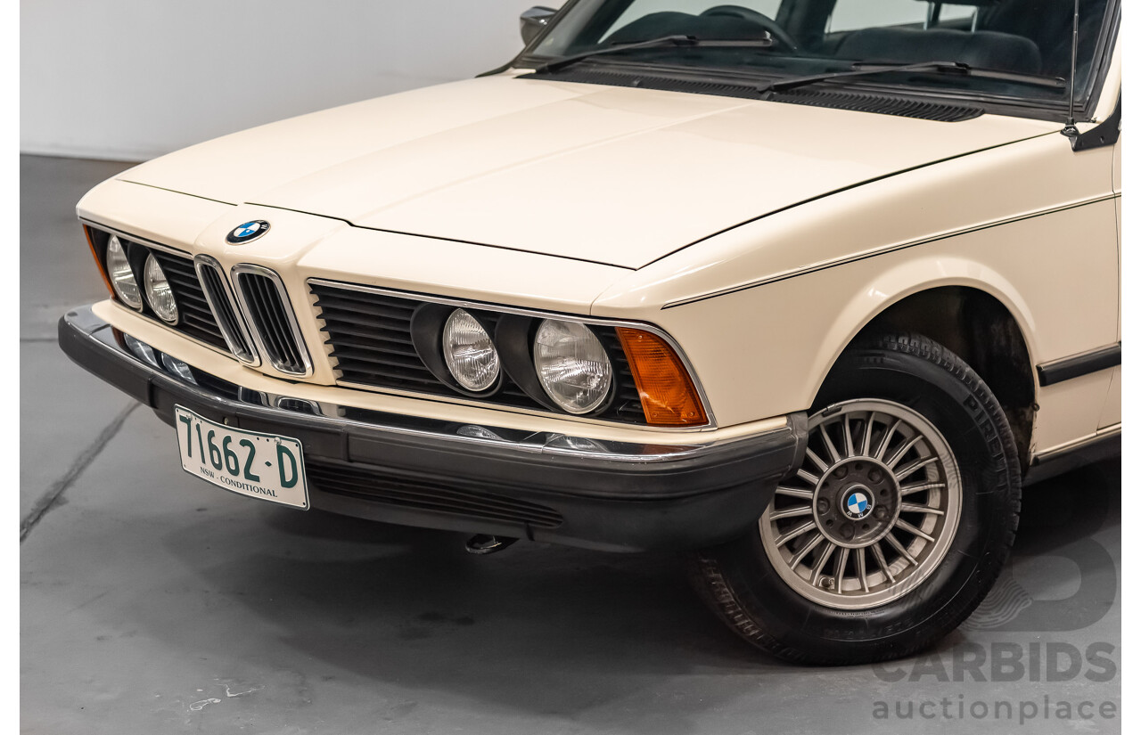 1/1980 BMW 733i E23 4d Sedan White 3.2L