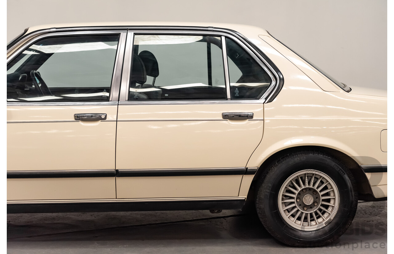 1/1980 BMW 733i E23 4d Sedan White 3.2L