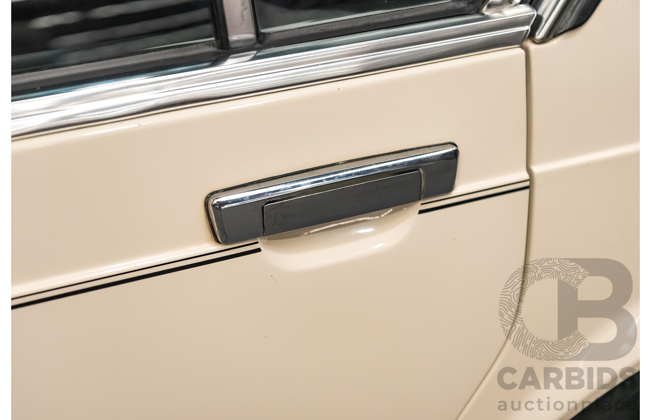 1/1980 BMW 733i E23 4d Sedan White 3.2L