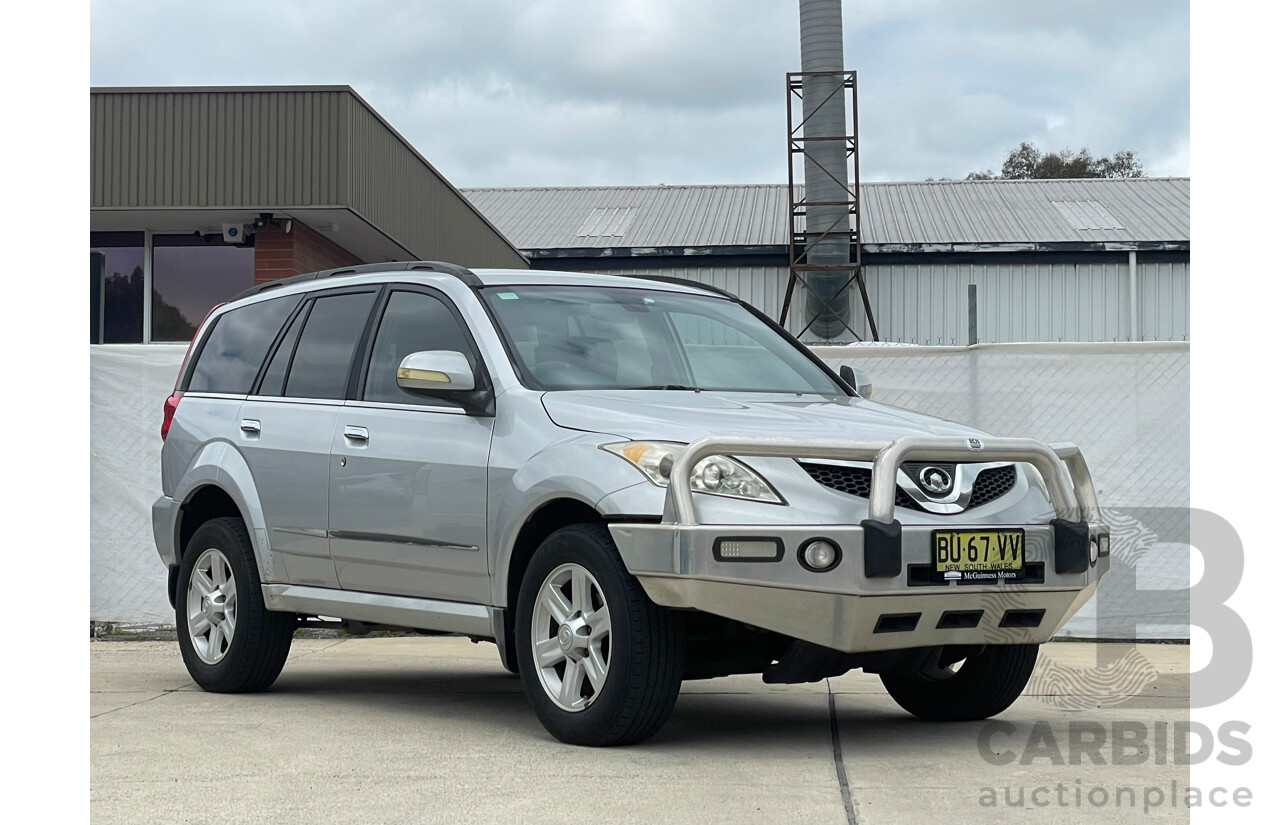04/11 Great Wall X240 (4x4) 4x4 CC6461KY MY11 4D Wagon Silver 2.4L