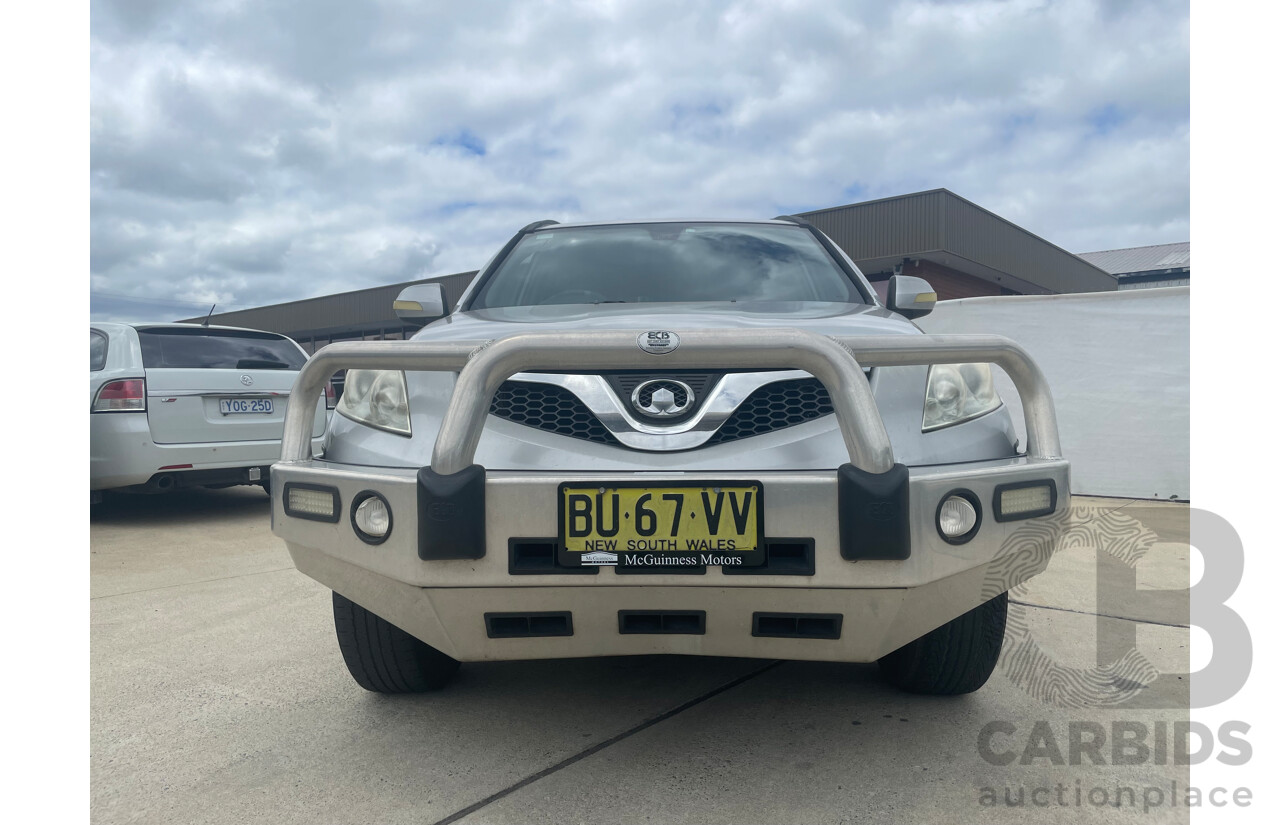 04/11 Great Wall X240 (4x4) 4x4 CC6461KY MY11 4D Wagon Silver 2.4L