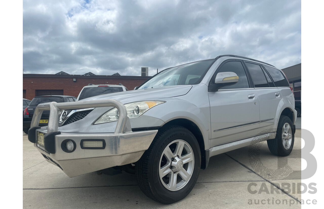 04/11 Great Wall X240 (4x4) 4x4 CC6461KY MY11 4D Wagon Silver 2.4L