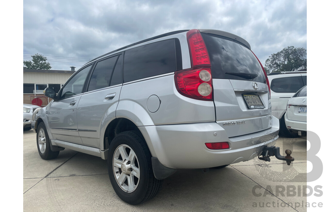04/11 Great Wall X240 (4x4) 4x4 CC6461KY MY11 4D Wagon Silver 2.4L
