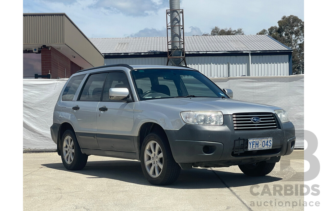 06/07 Subaru Forester X AWD MY07 4D Wagon Silver 2.5L