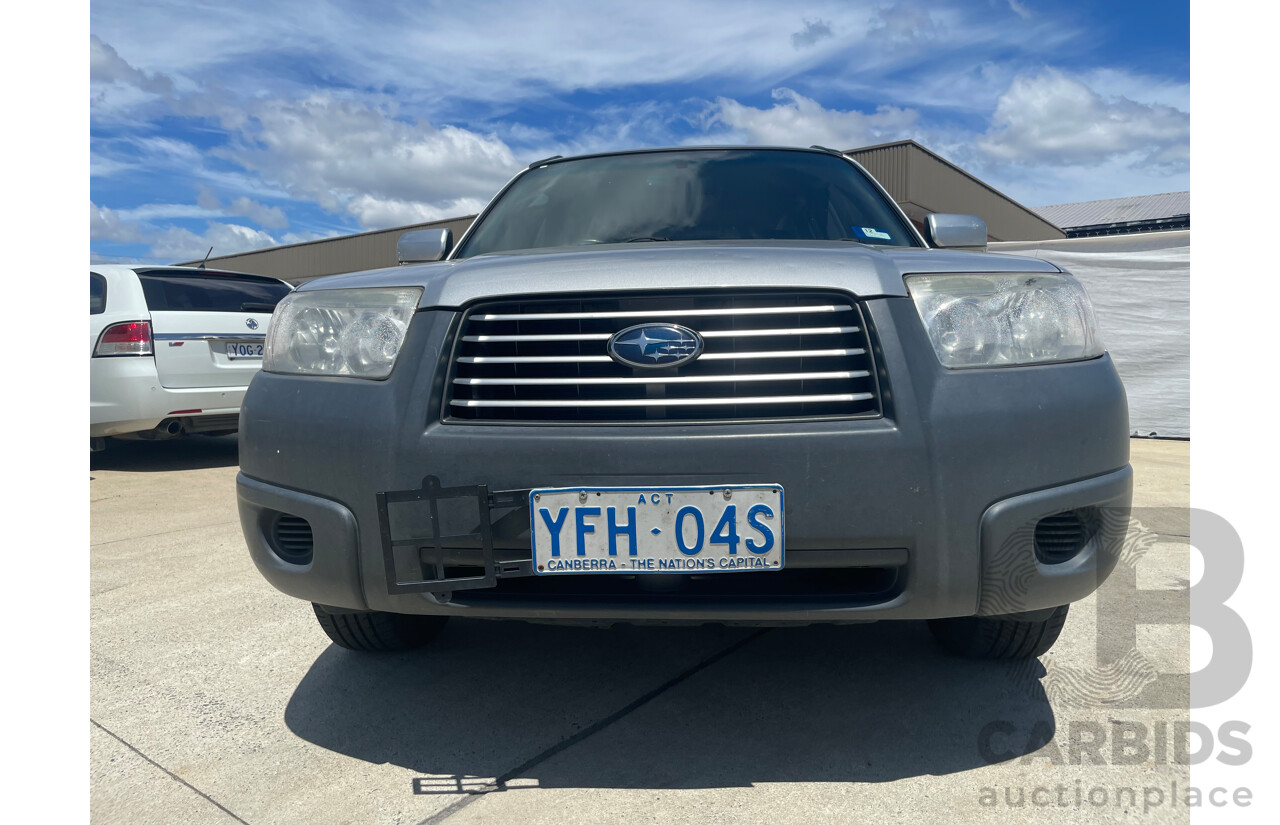 06/07 Subaru Forester X AWD MY07 4D Wagon Silver 2.5L