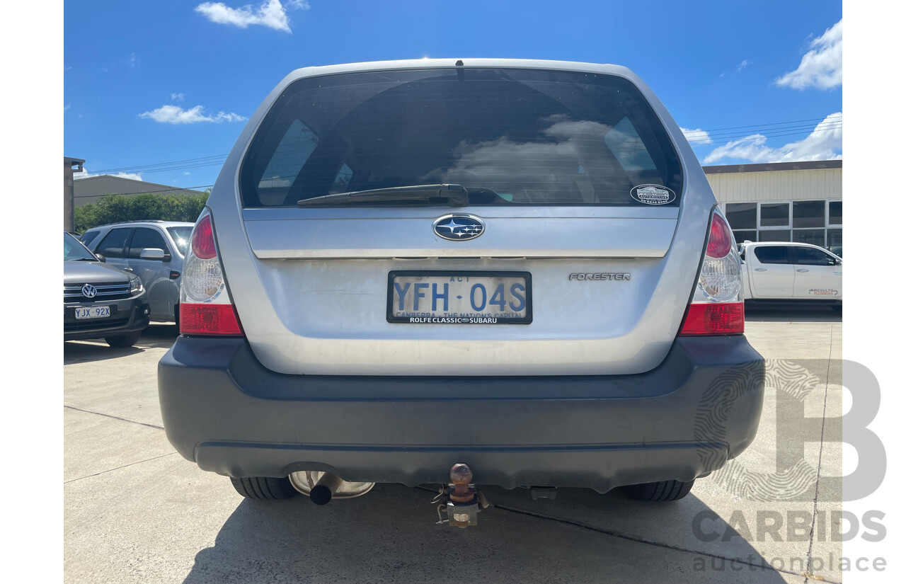 06/07 Subaru Forester X AWD MY07 4D Wagon Silver 2.5L