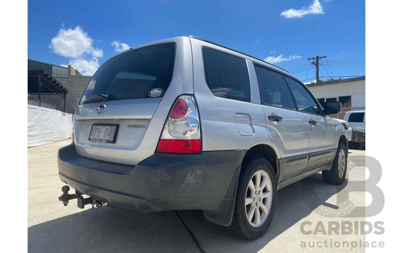 06/07 Subaru Forester X AWD MY07 4D Wagon Silver 2.5L