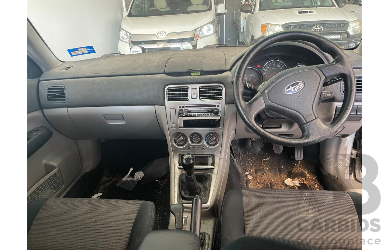 06/07 Subaru Forester X AWD MY07 4D Wagon Silver 2.5L