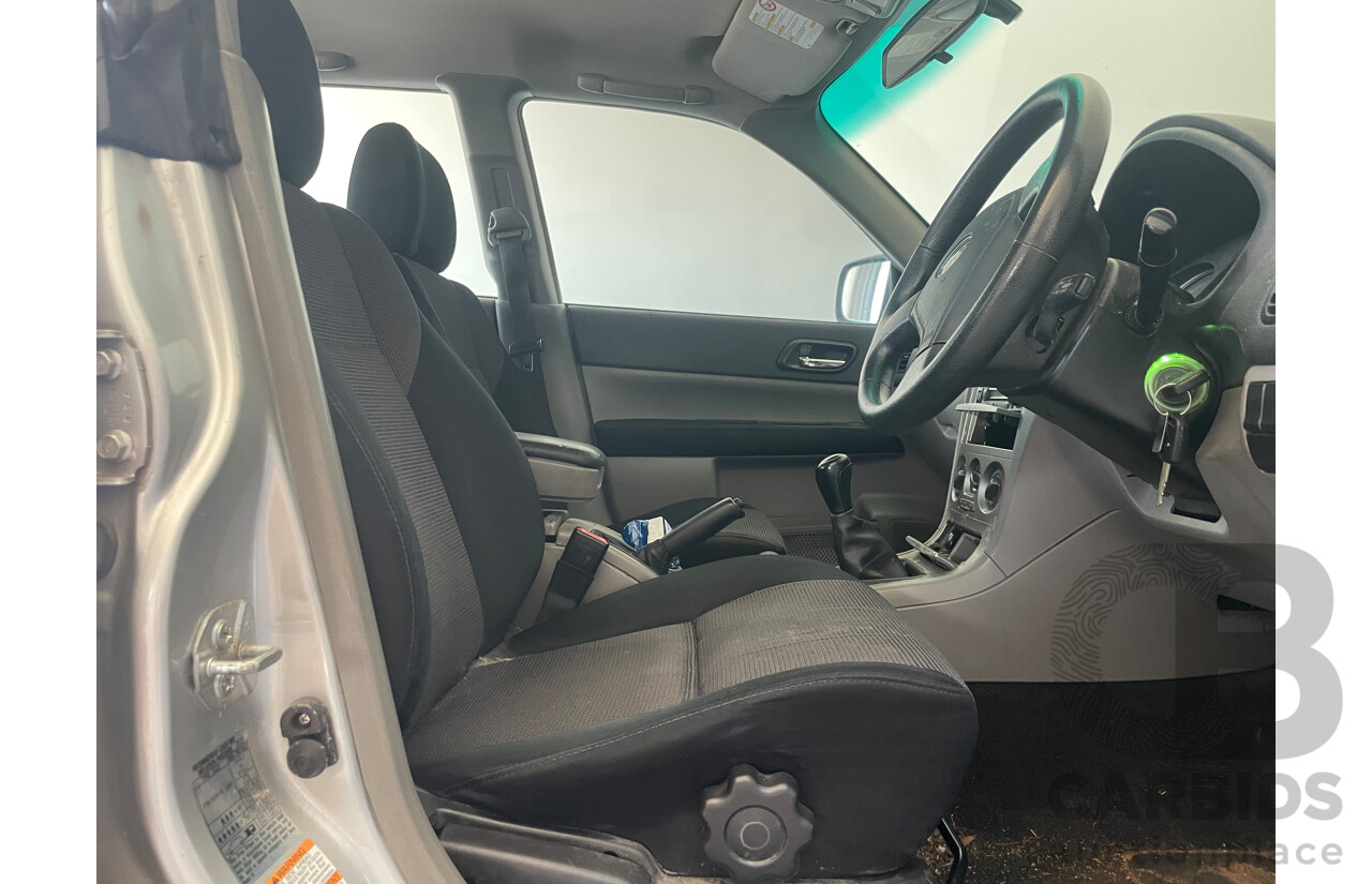 06/07 Subaru Forester X AWD MY07 4D Wagon Silver 2.5L