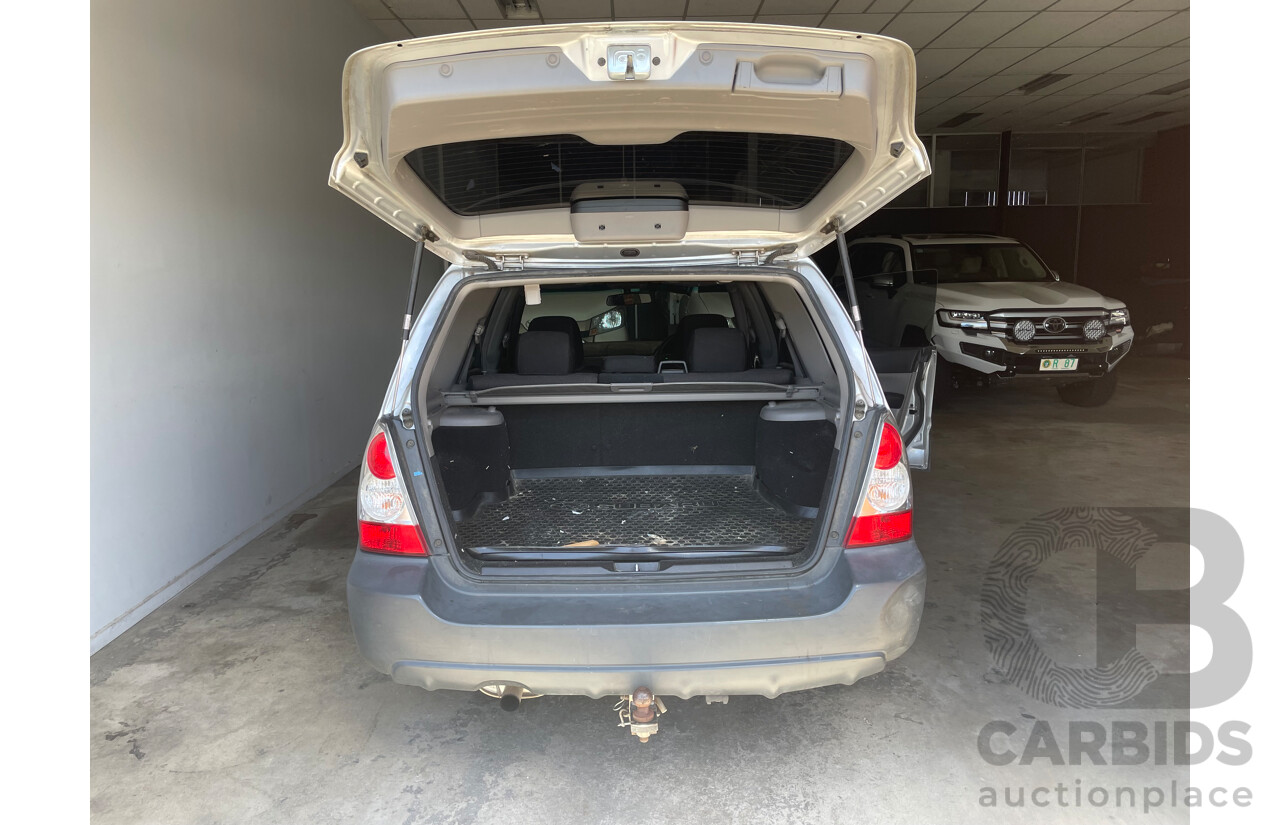 06/07 Subaru Forester X AWD MY07 4D Wagon Silver 2.5L