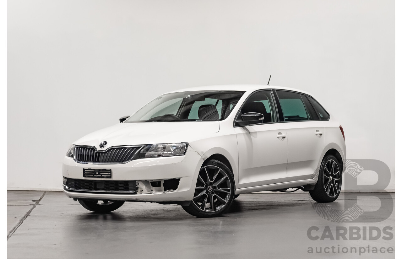 5/2018 Skoda Rapid Spaceback Style 92 TSI NH MY18 4d Wagon White Turbo 1.4L