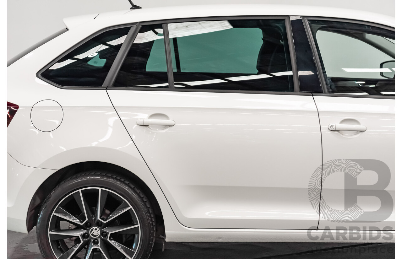 5/2018 Skoda Rapid Spaceback Style 92 TSI NH MY18 4d Wagon White Turbo 1.4L