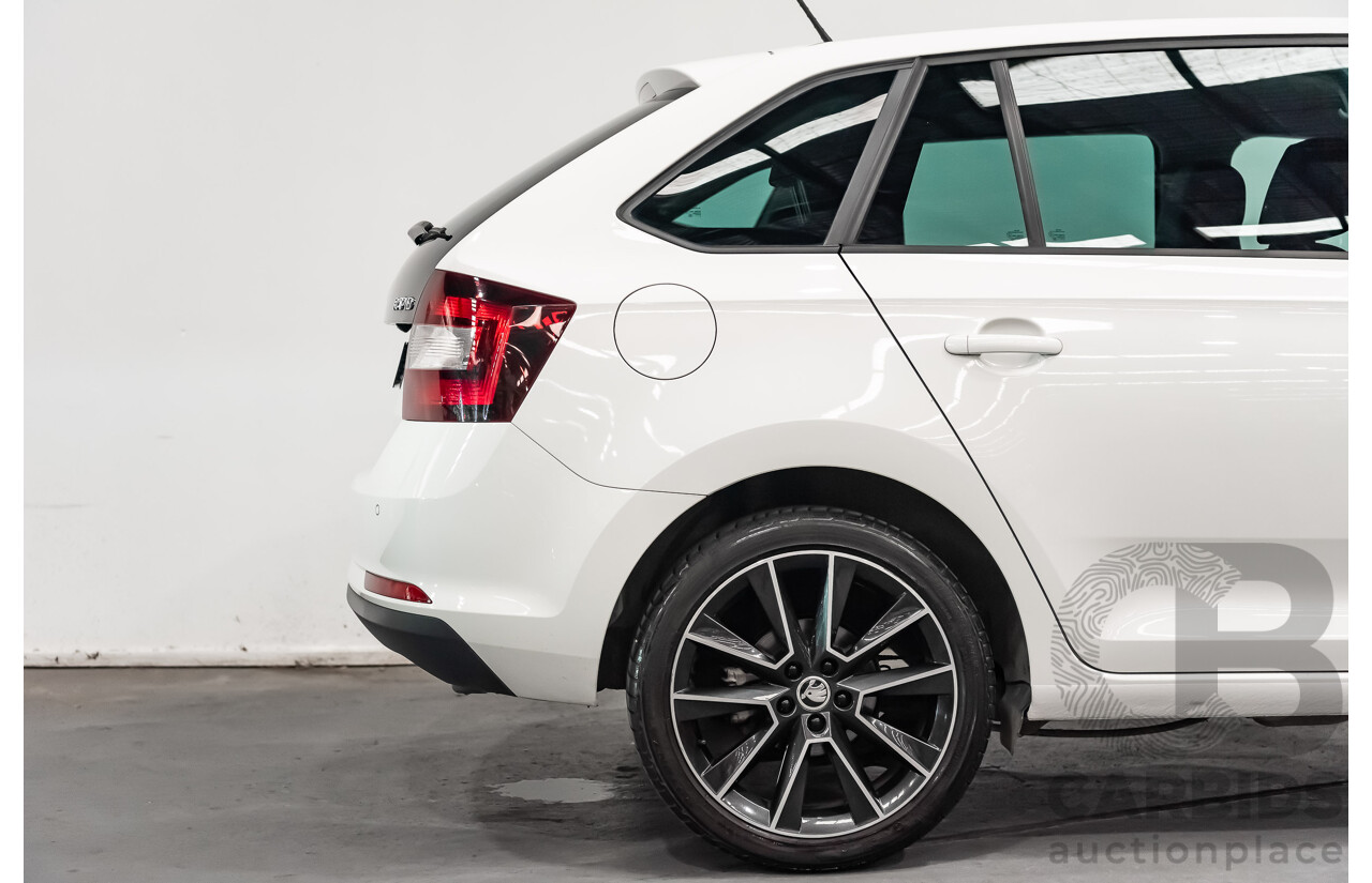 5/2018 Skoda Rapid Spaceback Style 92 TSI NH MY18 4d Wagon White Turbo 1.4L