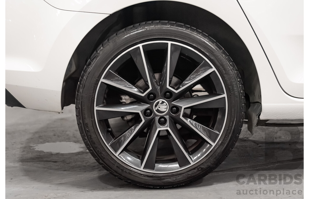 5/2018 Skoda Rapid Spaceback Style 92 TSI NH MY18 4d Wagon White Turbo 1.4L