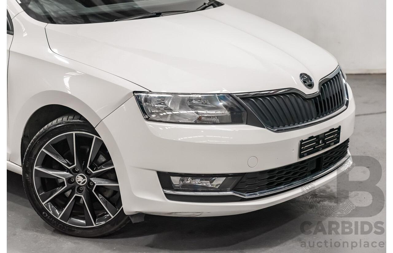 5/2018 Skoda Rapid Spaceback Style 92 TSI NH MY18 4d Wagon White Turbo 1.4L