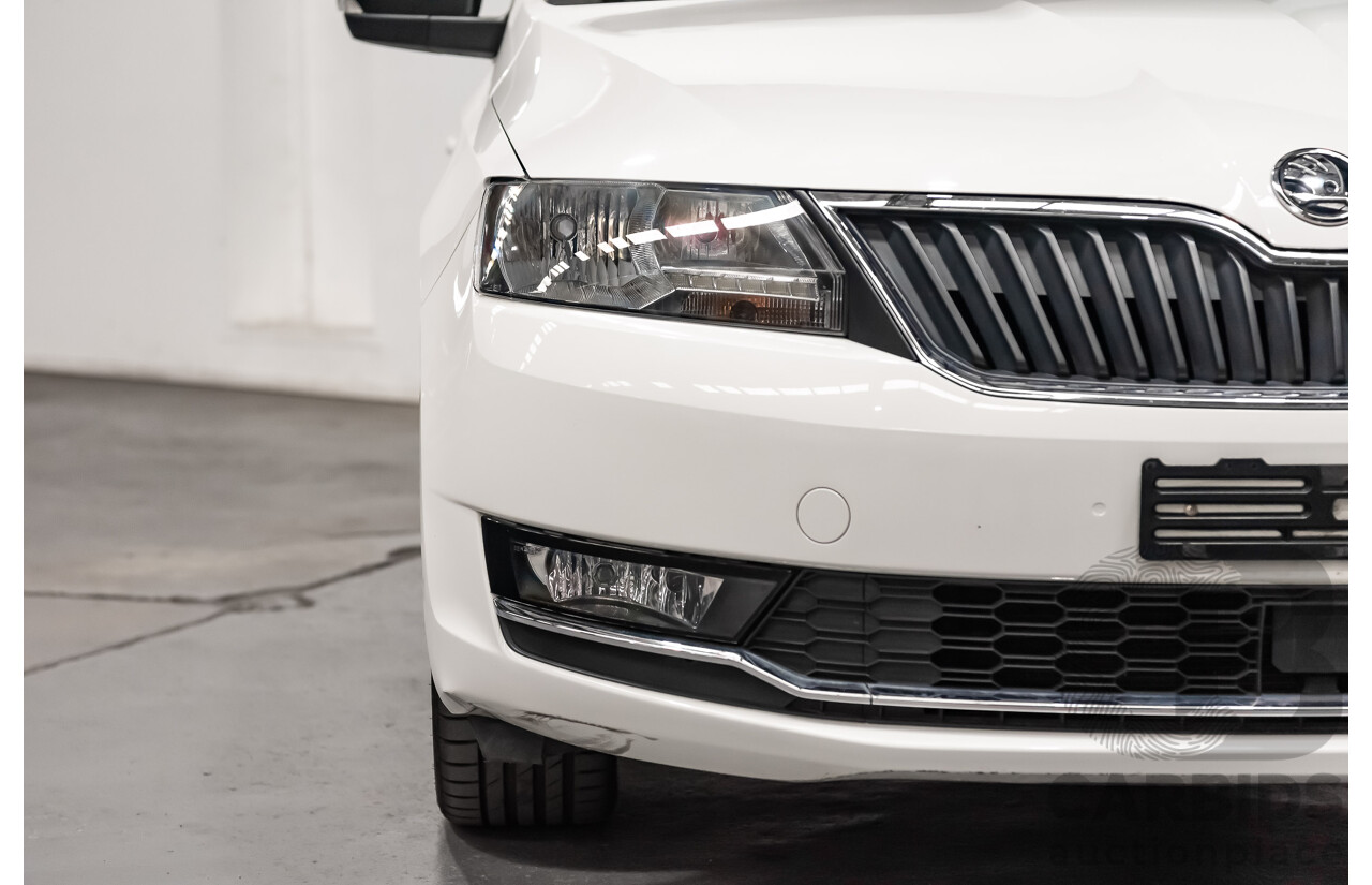 5/2018 Skoda Rapid Spaceback Style 92 TSI NH MY18 4d Wagon White Turbo 1.4L