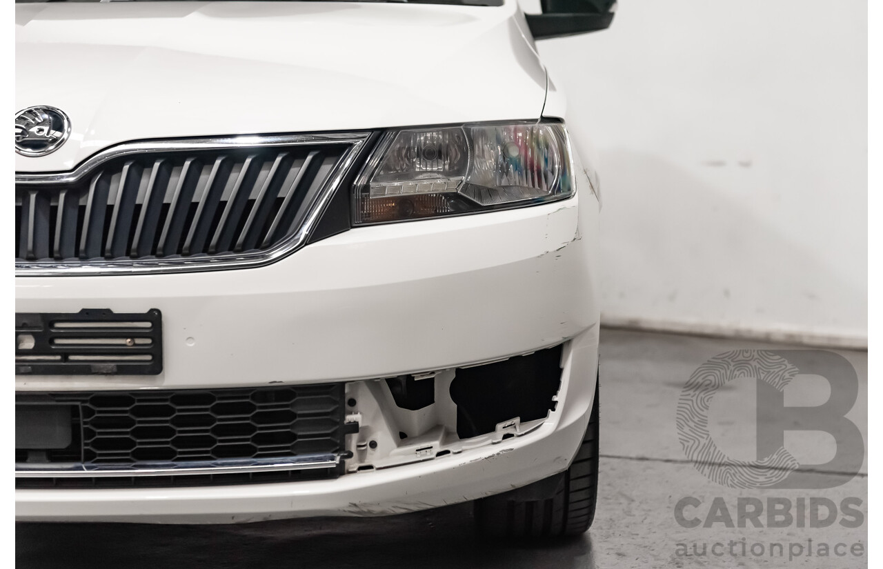 5/2018 Skoda Rapid Spaceback Style 92 TSI NH MY18 4d Wagon White Turbo 1.4L