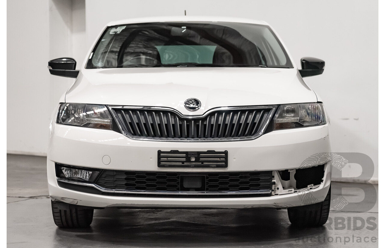 5/2018 Skoda Rapid Spaceback Style 92 TSI NH MY18 4d Wagon White Turbo 1.4L