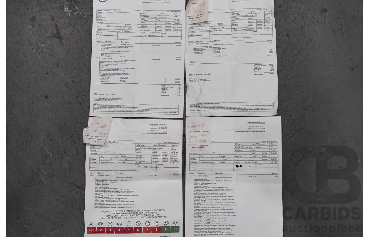 5/2018 Skoda Rapid Spaceback Style 92 TSI NH MY18 4d Wagon White Turbo 1.4L