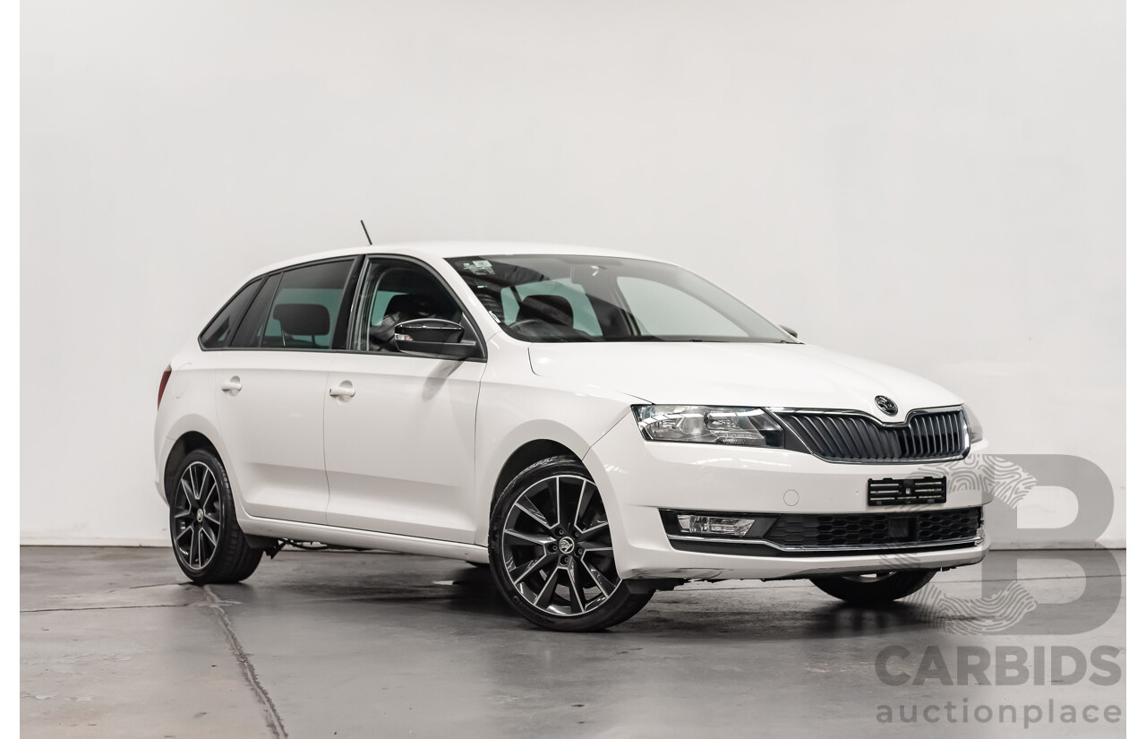 5/2018 Skoda Rapid Spaceback Style 92 TSI NH MY18 4d Wagon White Turbo 1.4L