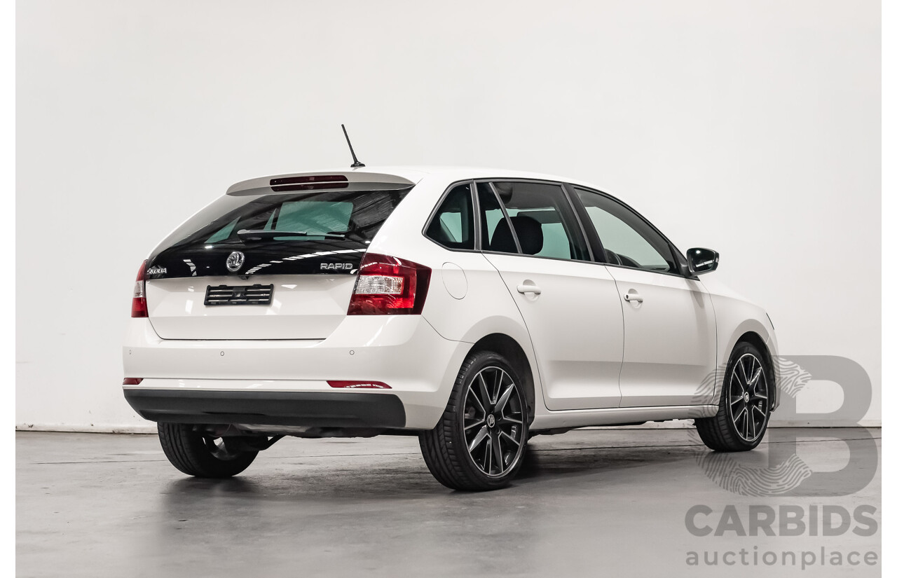 5/2018 Skoda Rapid Spaceback Style 92 TSI NH MY18 4d Wagon White Turbo 1.4L