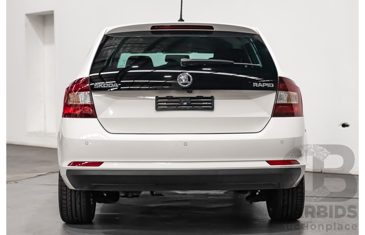 5/2018 Skoda Rapid Spaceback Style 92 TSI NH MY18 4d Wagon White Turbo 1.4L