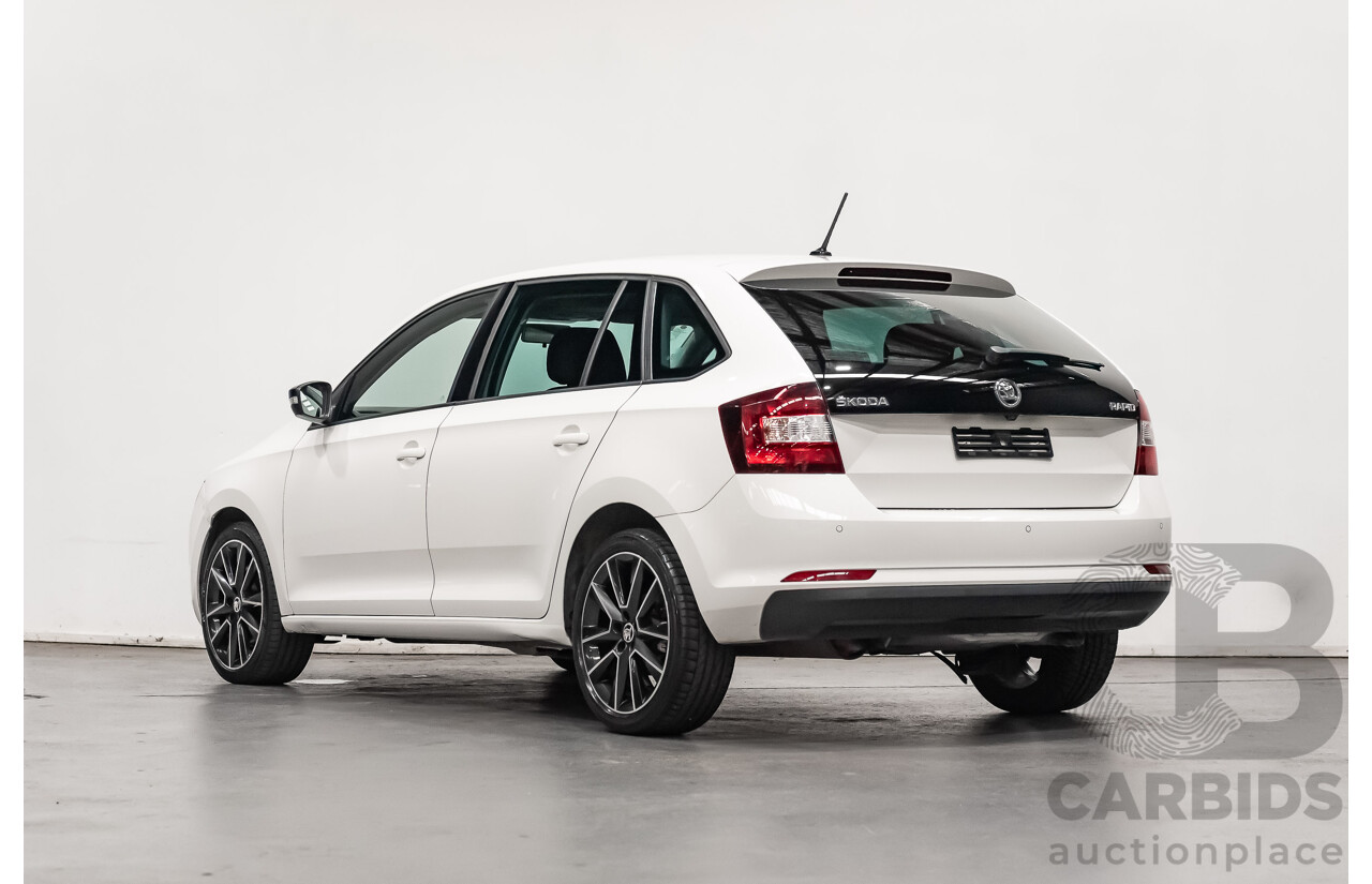 5/2018 Skoda Rapid Spaceback Style 92 TSI NH MY18 4d Wagon White Turbo 1.4L