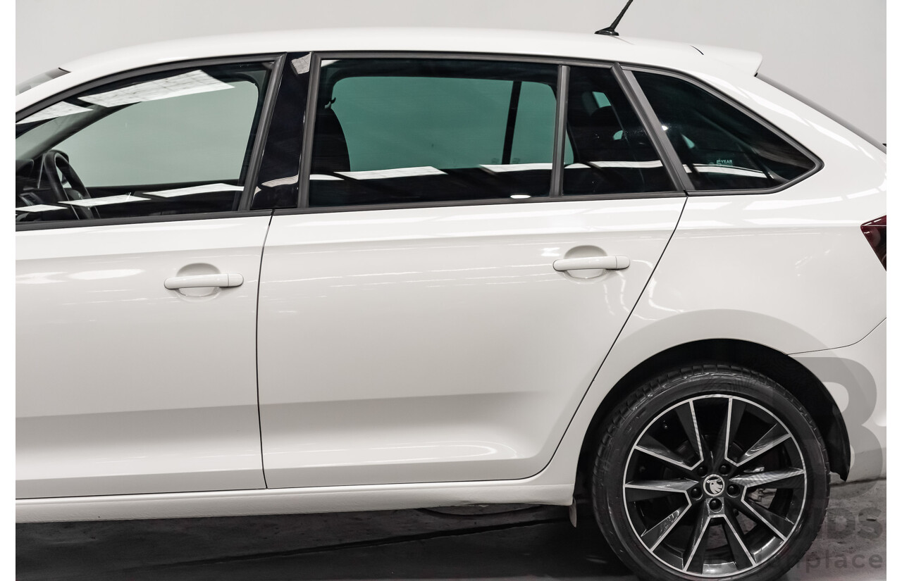 5/2018 Skoda Rapid Spaceback Style 92 TSI NH MY18 4d Wagon White Turbo 1.4L