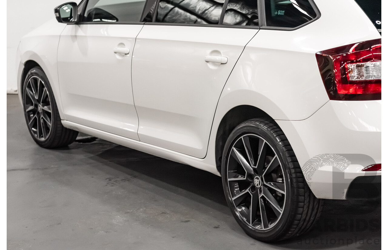 5/2018 Skoda Rapid Spaceback Style 92 TSI NH MY18 4d Wagon White Turbo 1.4L