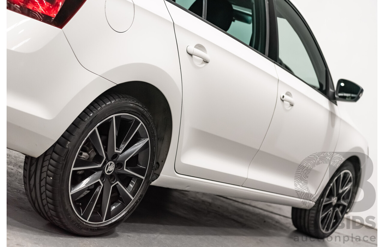 5/2018 Skoda Rapid Spaceback Style 92 TSI NH MY18 4d Wagon White Turbo 1.4L