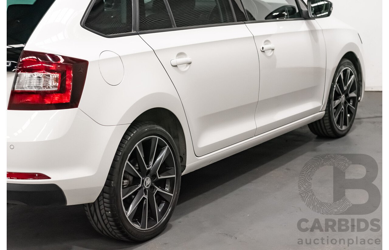 5/2018 Skoda Rapid Spaceback Style 92 TSI NH MY18 4d Wagon White Turbo 1.4L