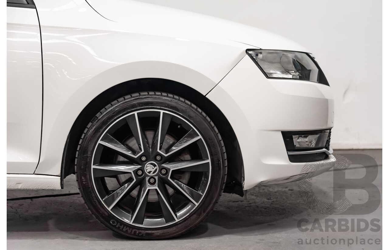 5/2018 Skoda Rapid Spaceback Style 92 TSI NH MY18 4d Wagon White Turbo 1.4L