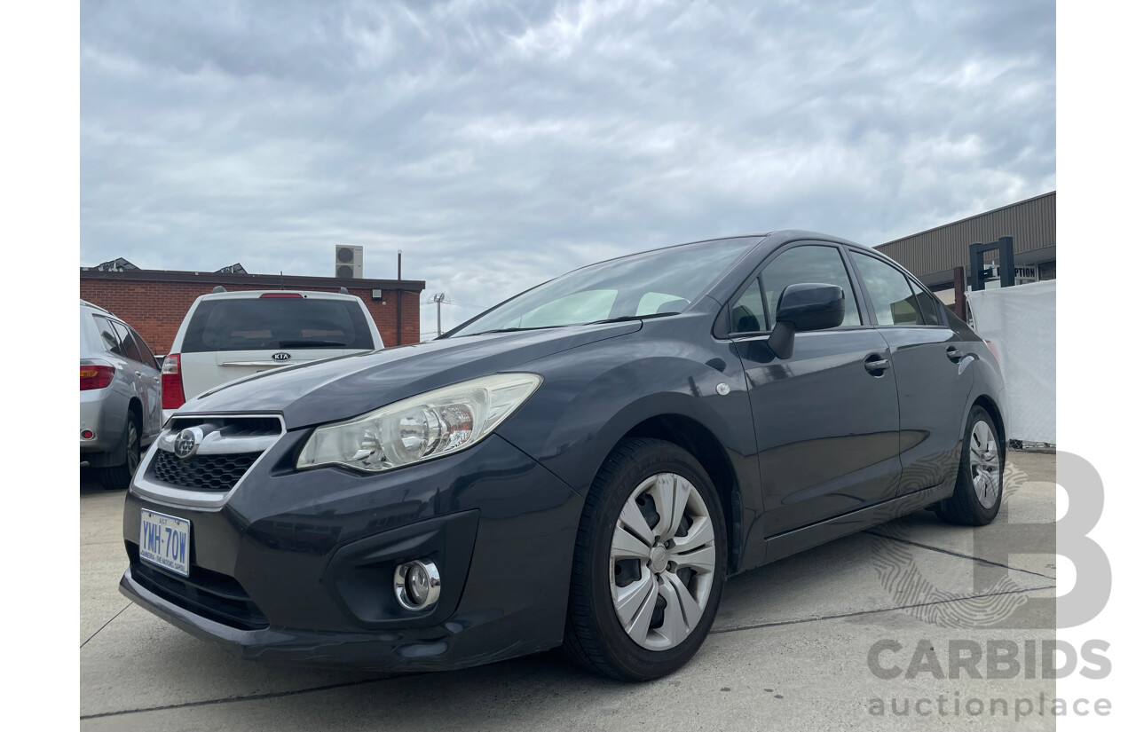 08/12 Subaru Impreza 2.0i (AWD) AWD MY12 4D Sedan Grey 2.0L