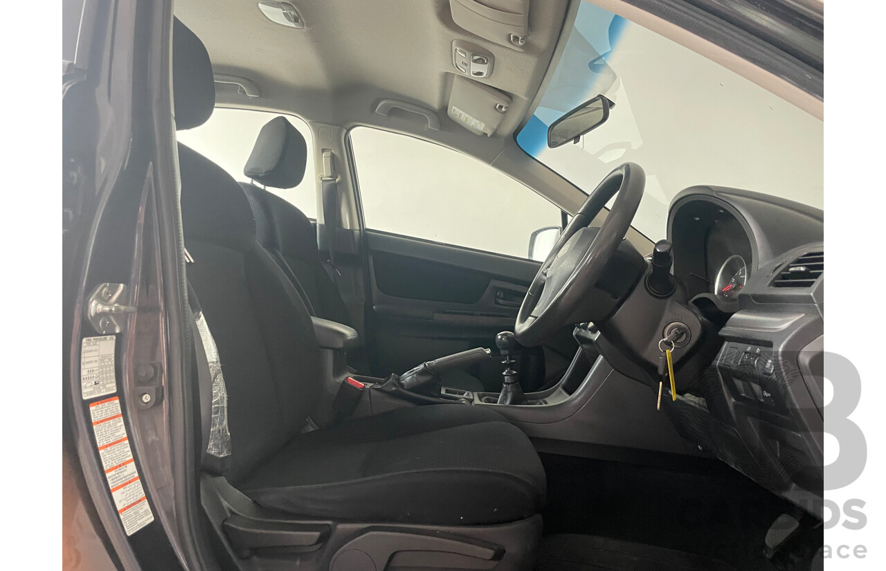 08/12 Subaru Impreza 2.0i (AWD) AWD MY12 4D Sedan Grey 2.0L