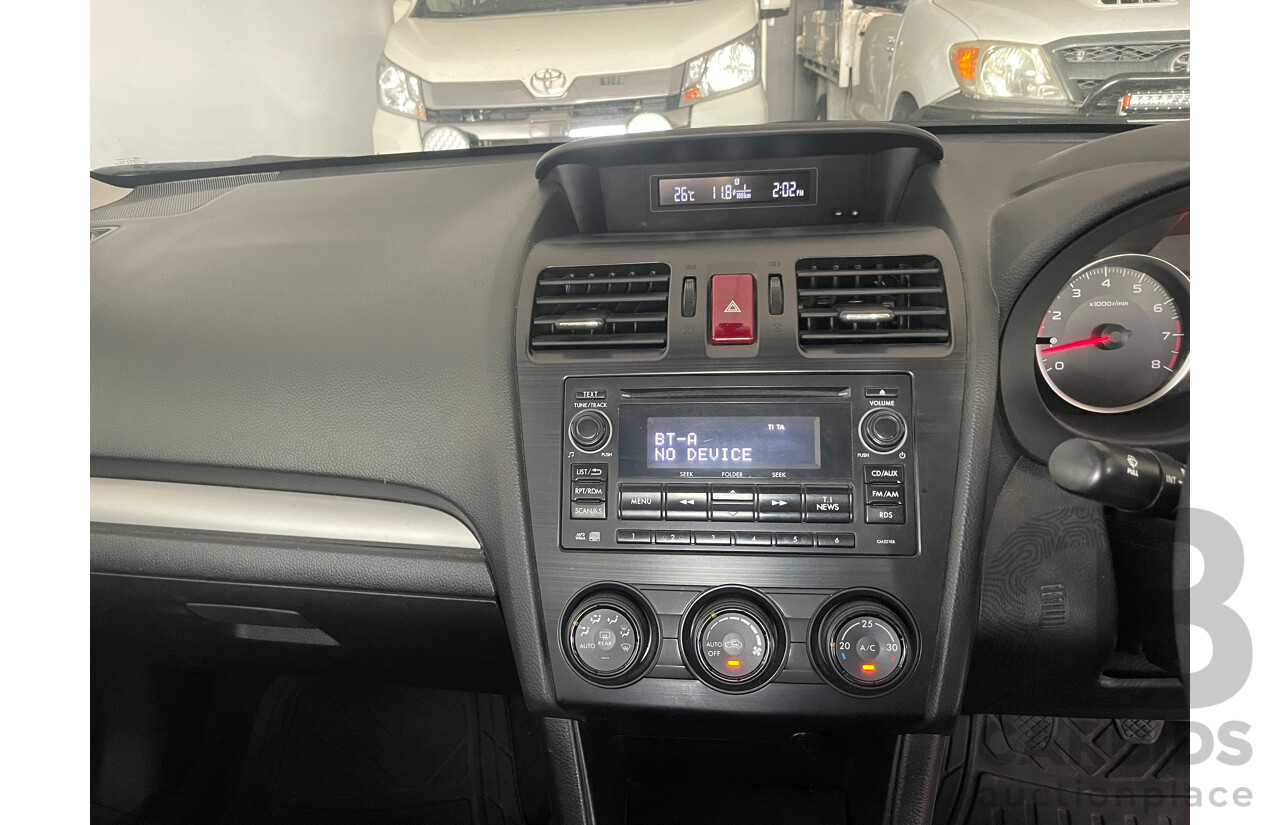 08/12 Subaru Impreza 2.0i (AWD) AWD MY12 4D Sedan Grey 2.0L