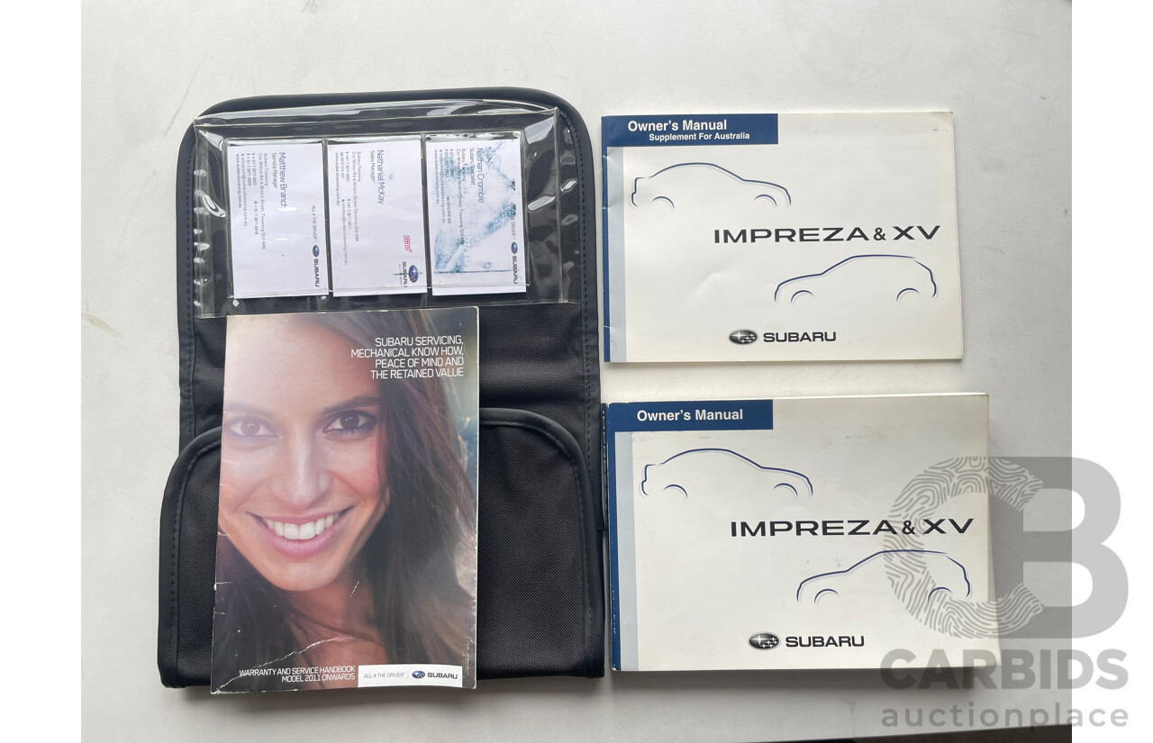 08/12 Subaru Impreza 2.0i (AWD) AWD MY12 4D Sedan Grey 2.0L