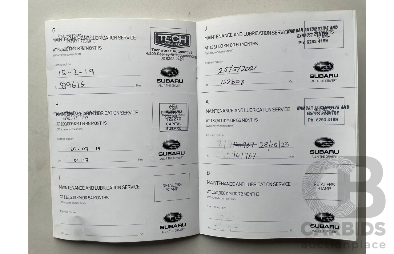 08/12 Subaru Impreza 2.0i (AWD) AWD MY12 4D Sedan Grey 2.0L