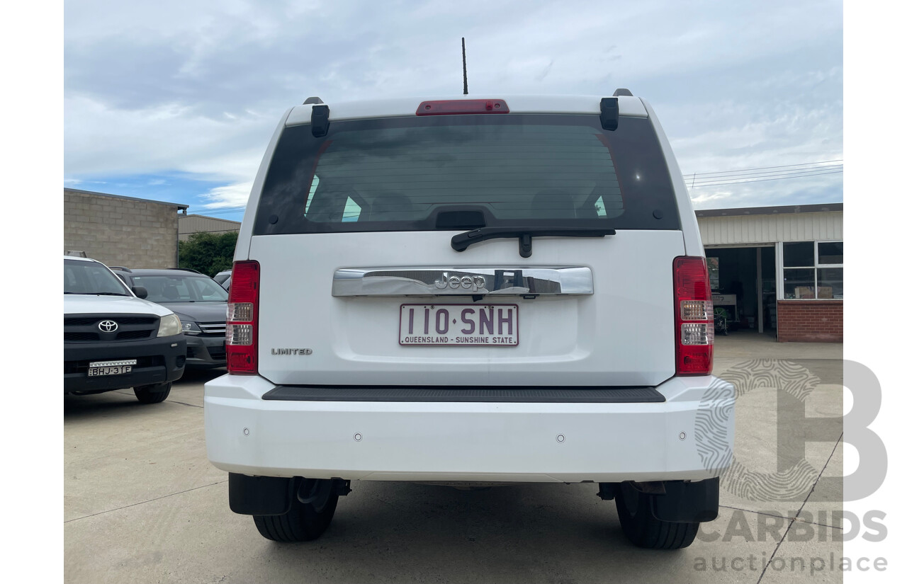 05/12 Jeep Cherokee LIMITED (4x4) 4x4 KK MY12 4D Wagon White 3.7L