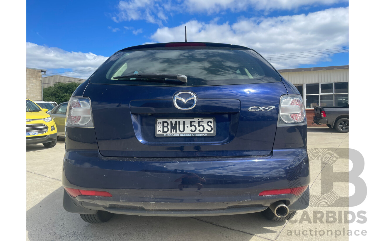 01/10 Mazda Cx-7 CLASSIC (FWD) FWD ER MY10 4D Wagon Blue 2.5L