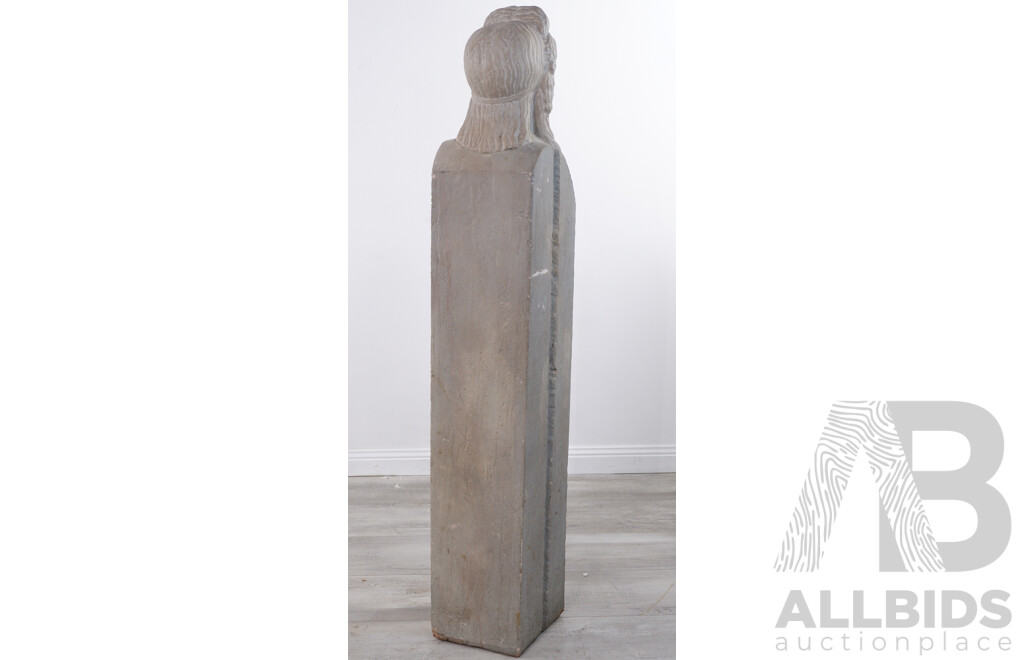 Cast Metal Bust of Salonia Matidia as Melpomene, Muse of Tragedy