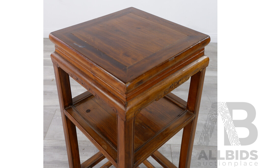 Square Chinese Plant Stand - Lot 1523861 | ALLBIDS