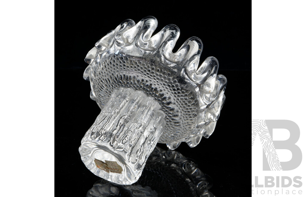 Kosta Boda Goran Warff Sunflower Form Comport